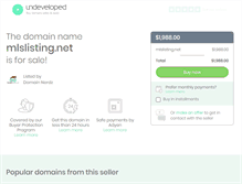 Tablet Screenshot of mlslisting.net
